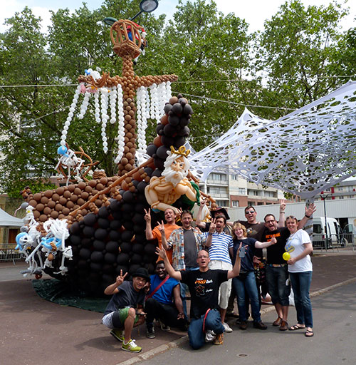 sculpture sur ballons